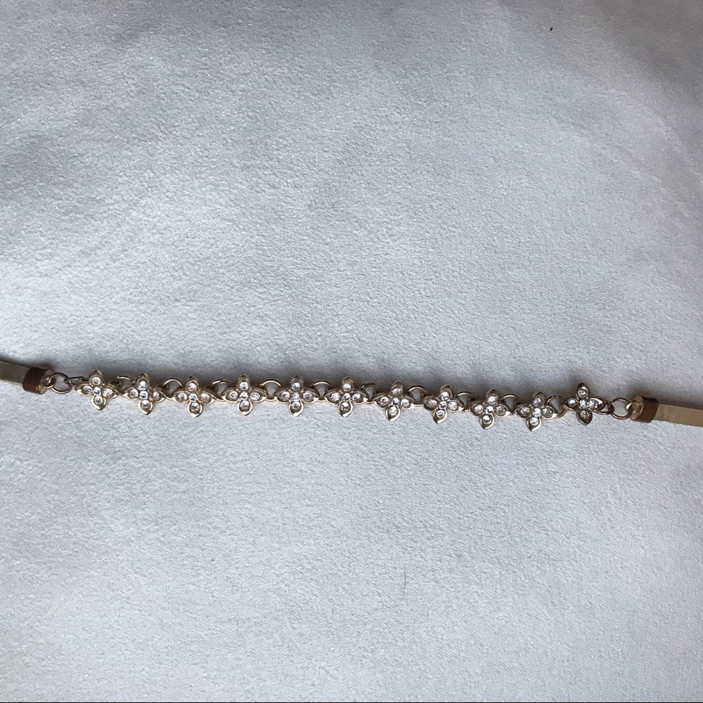 BEBE Choker ~ Gold Diamond Design✨